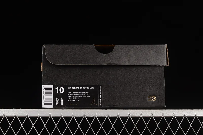 All categories Air Jordan Jordan series basketball shoes Air Jordan 11 F version Air Jordan 11 Low "Cool Grey" AJ11 Joe 11 cool gray genuine standard genuine carbon 528895-003